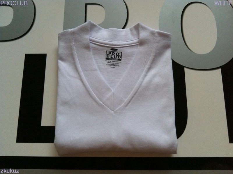 3 NEW PROCLUB V-NECK T-SHIRT COMFORT WHITE BLANK PLAIN PRO CLUB 3X-LARGE 3XL 3PC