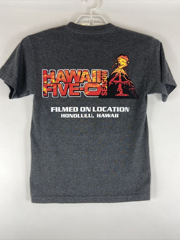 Hawaii Five 5-0 Season 4 Film Crew T-Shirt Filmed on Location Honolulu Small
