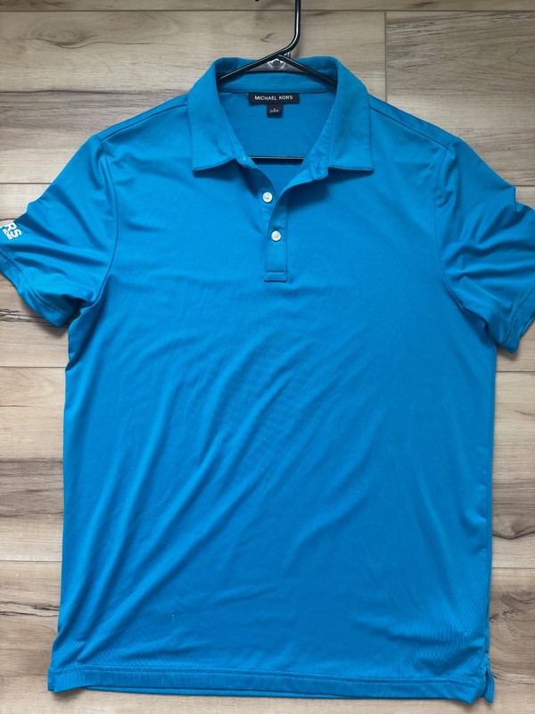 Kors T Shirt Polo Mens S BLue Short Sleeve Classic Collar