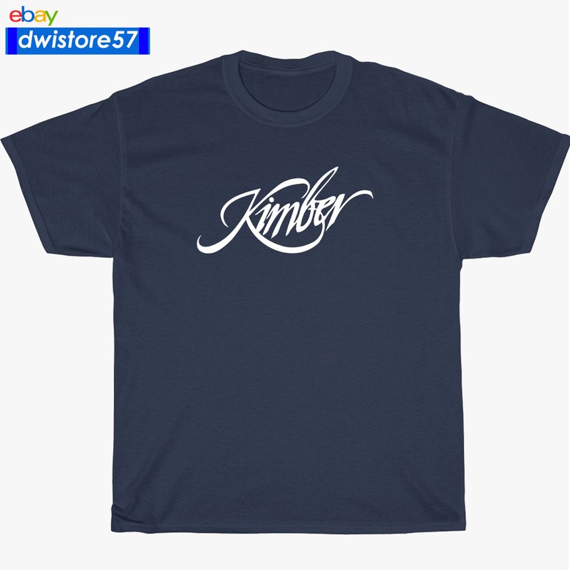 New Shirt Kimber Guns Firearms Logo Black/Navy/White/Grey Men's T-Shirt S-5XL gallery
