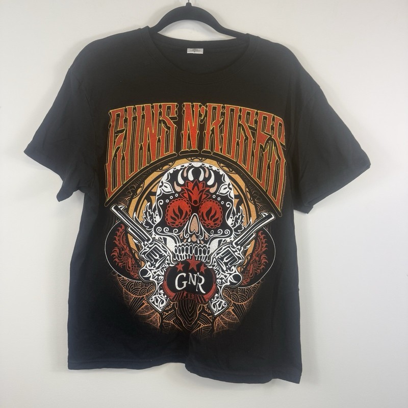 Guns N Roses 2013 Australia World Tour Shirt Keya Europe unisex cotton Size L