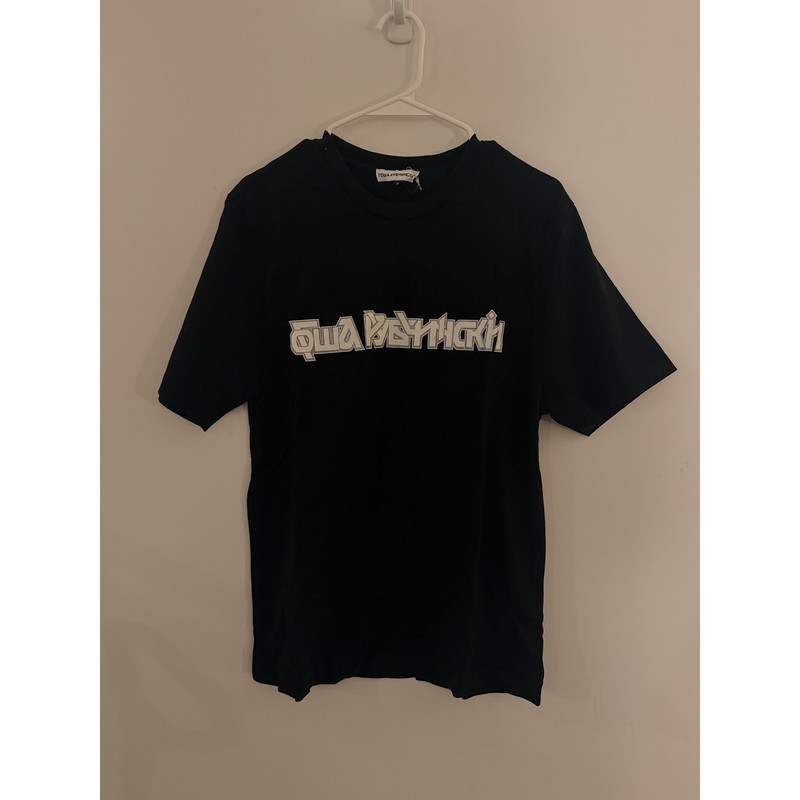 Gosha Rubchinskiy Logo T Shirt Black Graphic Tee Streetwear