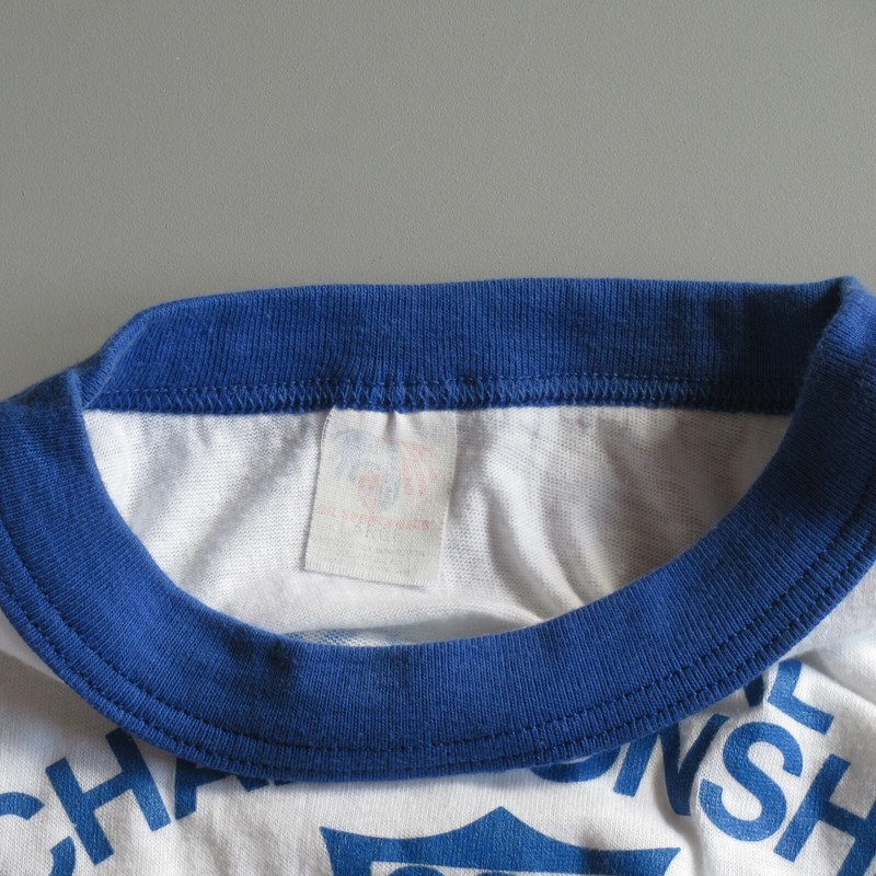 Vintage 80s Sears Ringer T Shirt 50/50 Made in the USA S gallery