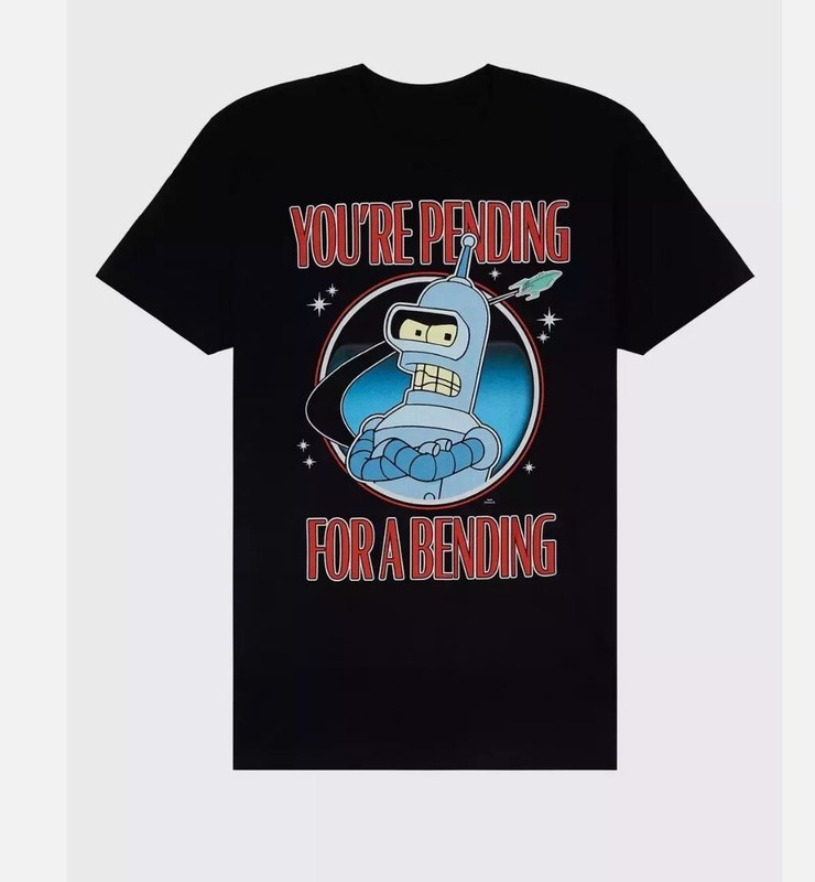 Futurama Bender Bending T-Shirt Unisex Tee All Size S-2345XL