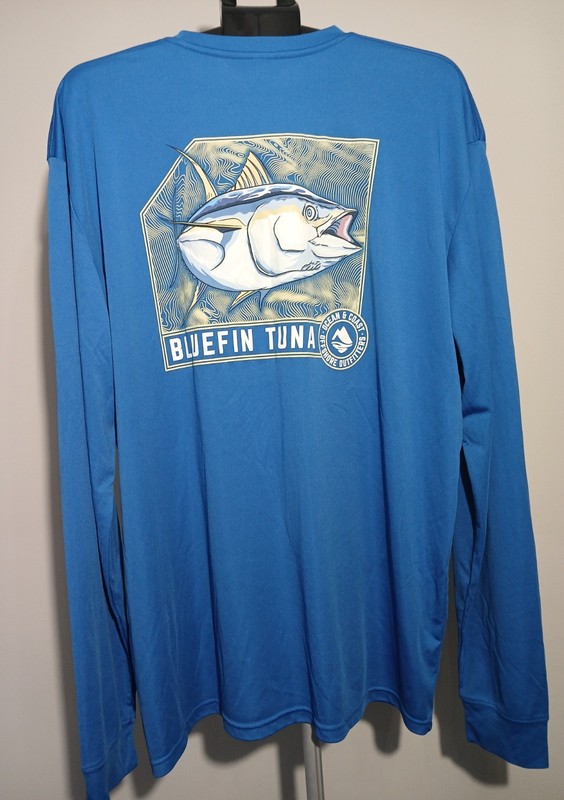 Ocean + Coast OFFSHORE OUTFITTERS BLUEFIN Tuna Performance Shirt LS, Men XL gallery