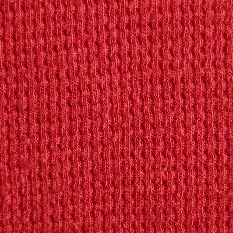 Polo Ralph Lauren Mens XL Red Thermal Waffle Knit Long Sleeve Poly/Cotton Blend gallery