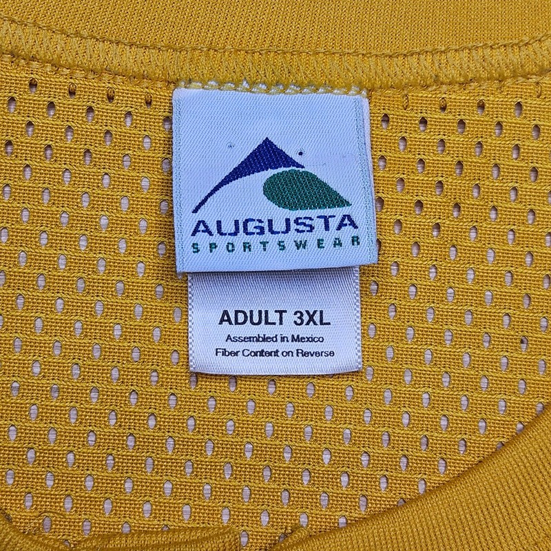 Charm Blow Pop Augusta Sportswear Yellow Mesh Short Sleeve Jersey T-Shirt 3XL gallery