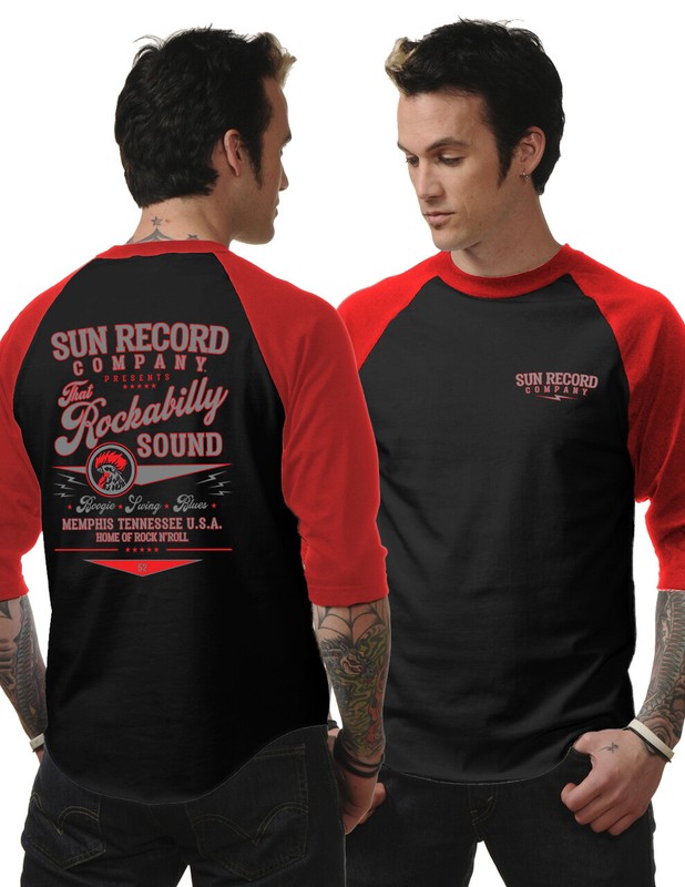 STEADY CLOTHING That Rockabilly Sound Raglan T-Shirt S-3XL NEW