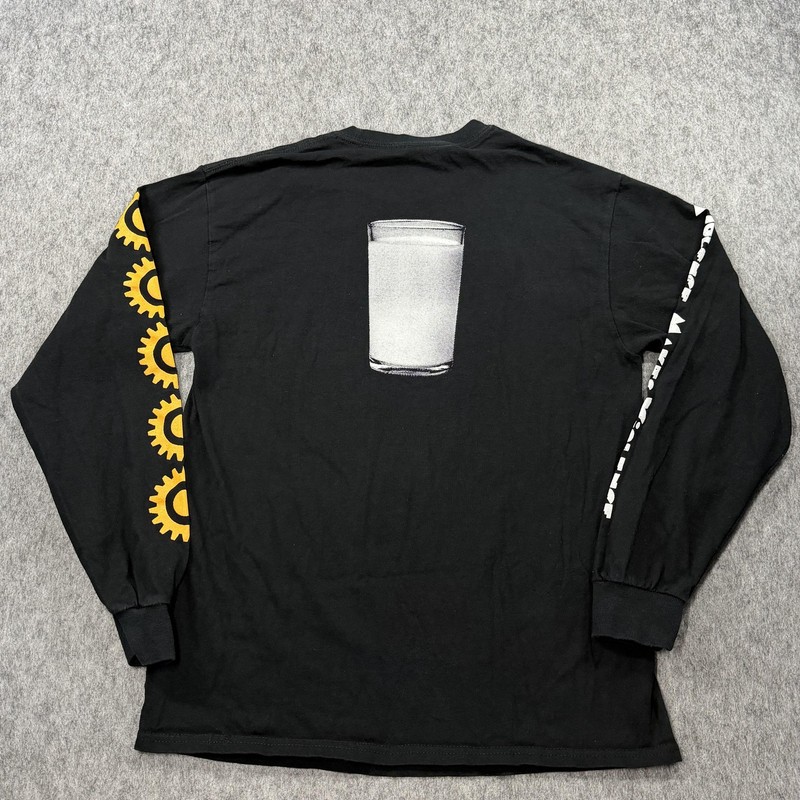 A Clockwork Orange Shirt Mens Medium Black Movie Long Sleeve Graphic Tee Gildan gallery
