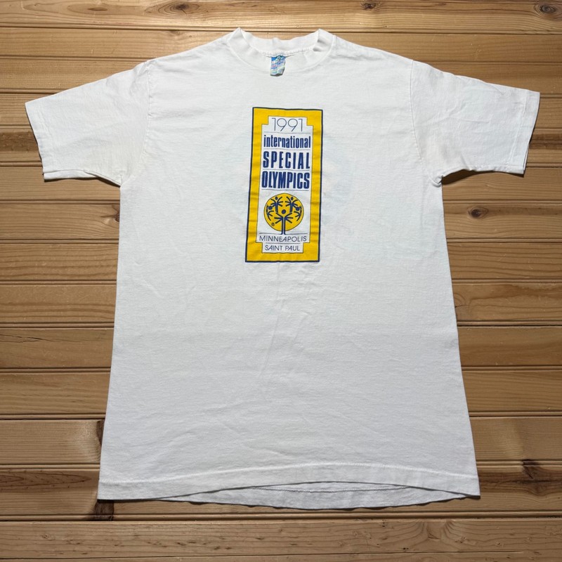 Vintage 1991 International Special Olympics Minneapolis Saint Paul T-Shirt Large