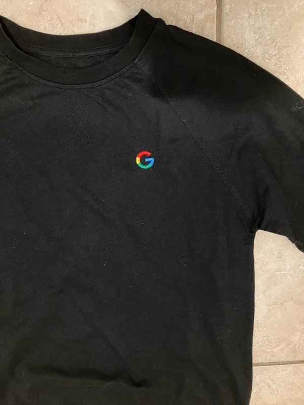 Google Long Sleeve Shirt Embroidered G Size M