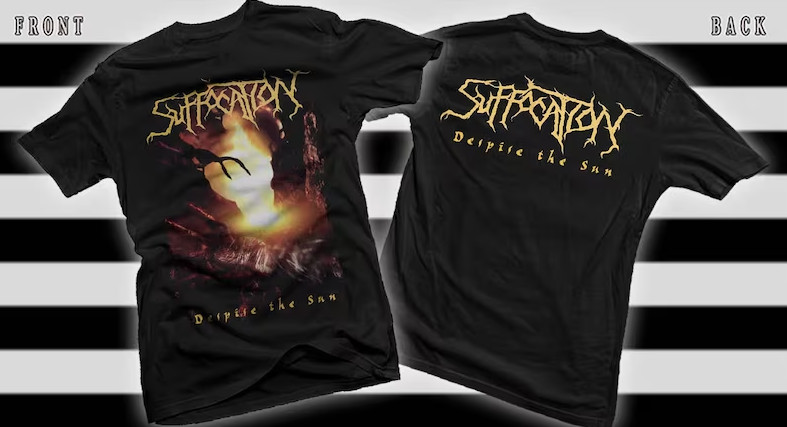 New Dtg/Dtf printed T-shirt – SUFFOCATION- Despise the Sun – size- us