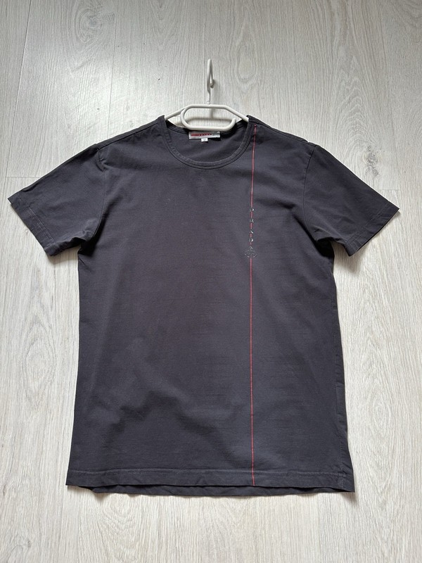 Prada Sport Vintage Faded Mens Red Tab T-Shirt