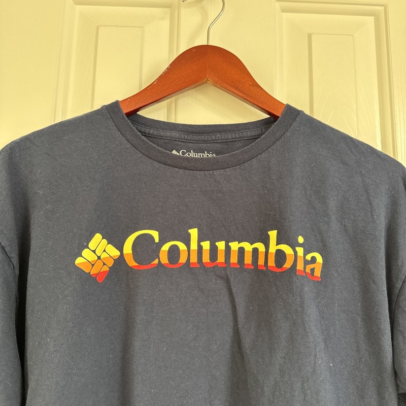 Columbia Men's T-Shirt Black Short Sleeve Size Extra Large gallery