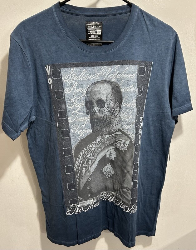 MERCY For The People The Man With No Name Skull Graphic Short Sleeve T-Shirt (M)