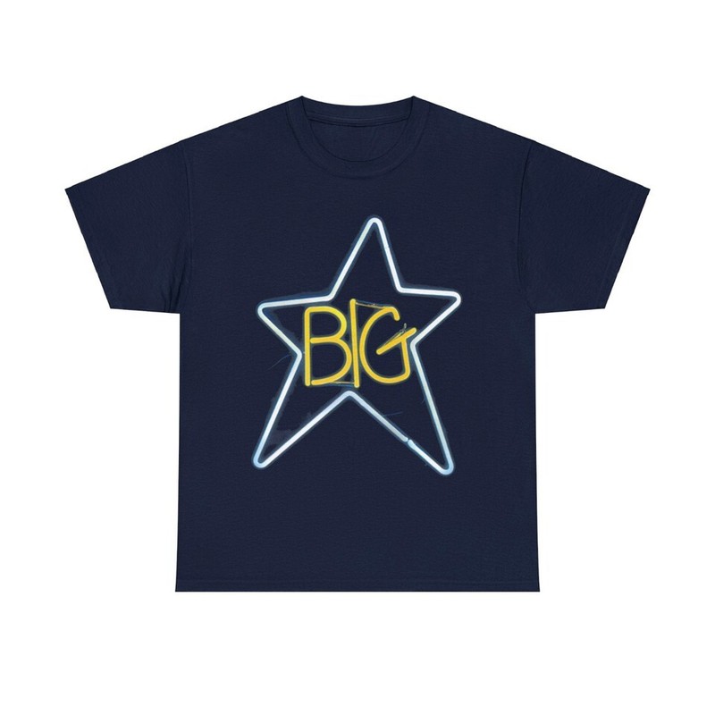 Big Star Band Lighting Basic Logo T Shirt Full Size S-5XL