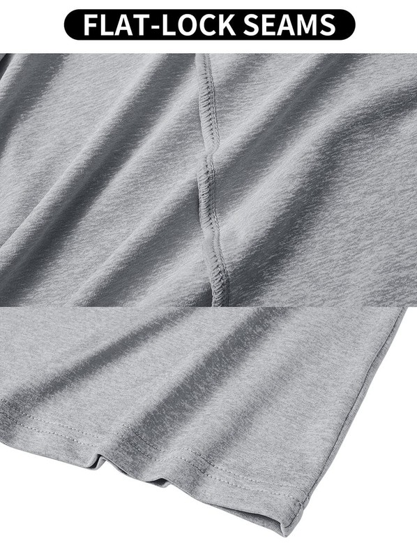 Men's UPF50+ T-Shirts Long Sleeve Skin Protection Fishing Shirts Quick Dry Tops gallery