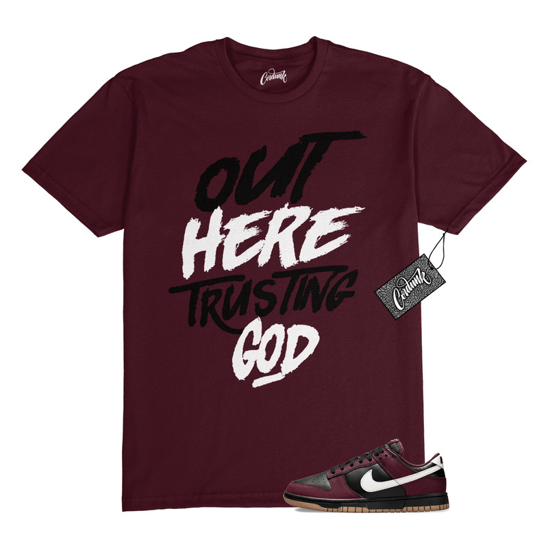 Dunk Burgundy Crush Black White Next Nature T Shirt Match TG