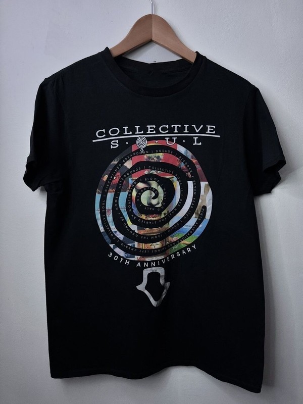 Collective Soul 30th Anniversary Tour Black Full Size Shirt 15D440
