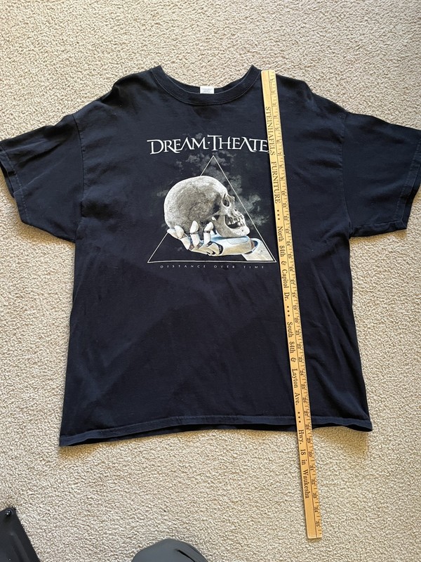 Dream Theater 2019 North American Distance Over Time Tour Shirt Size XL gallery
