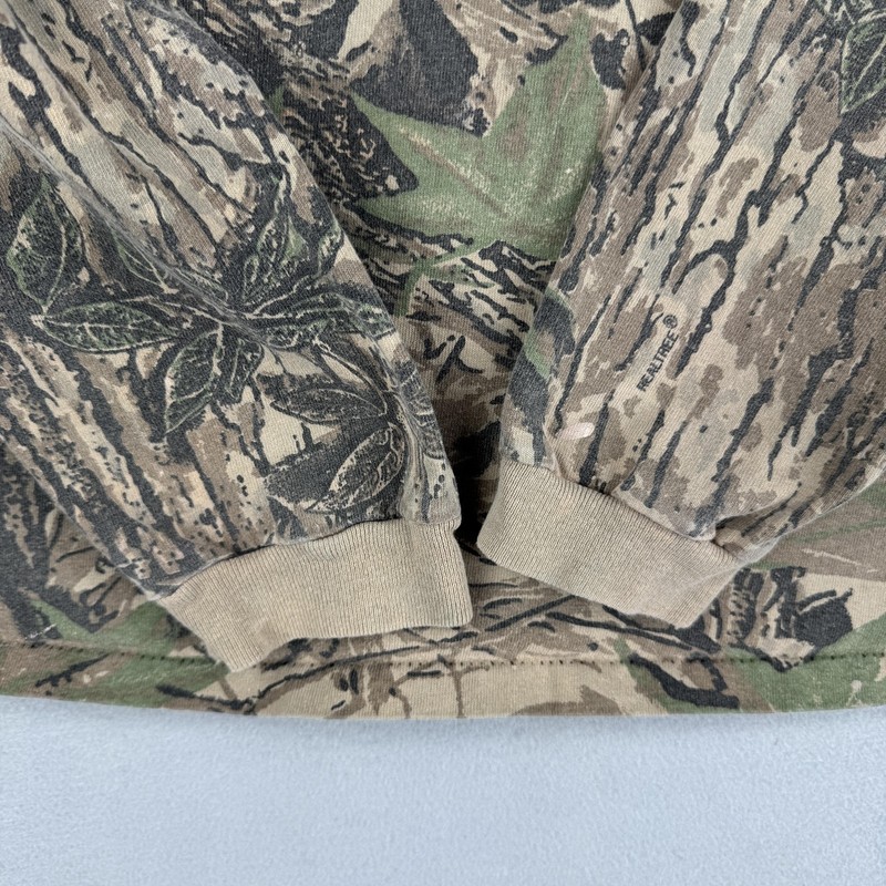 Vintage Realtree Shirt Mens XL Brown Camo Long Sleeve Crewneck Hunting Outdoor gallery