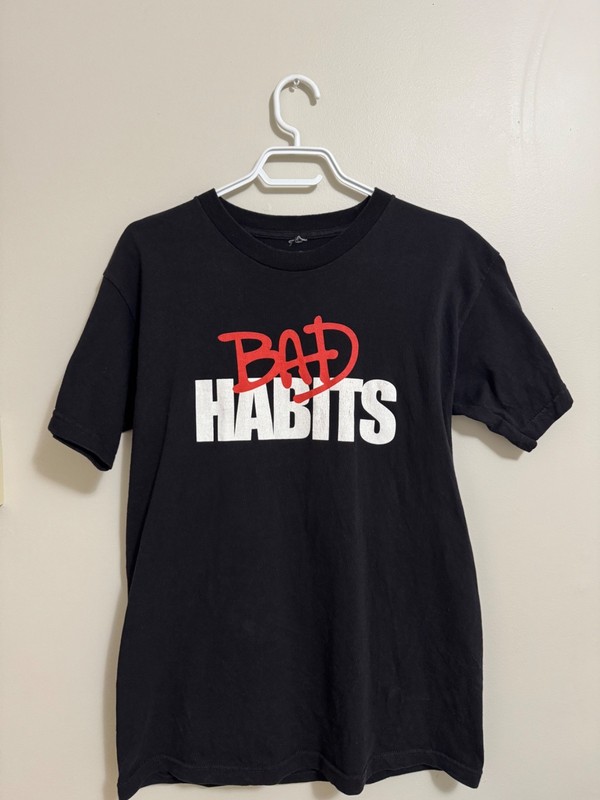 VLONE x Nav Bad Habits T-Shirt Black 2019 Men's Size M