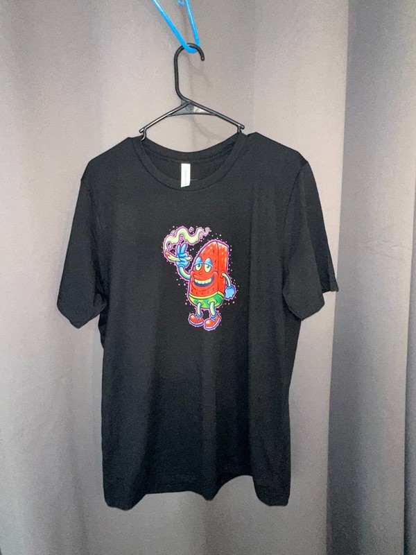 Cartoon Pipe Drip, Psychedelic Vibes Custom DTF Print -LG