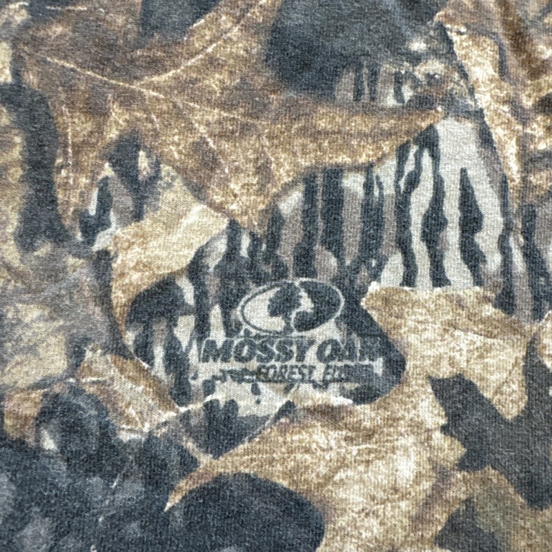Mossy Oak Shirt Mens L Forest Floor Camo Liberty Bottomland Y2k Vintage gallery