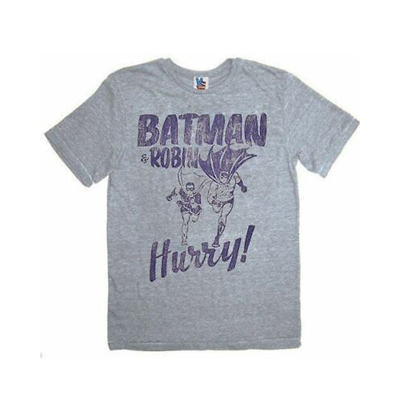 Unisex DC Comics Universe Silver Age Distressed Design Batman & Robin T-shirt
