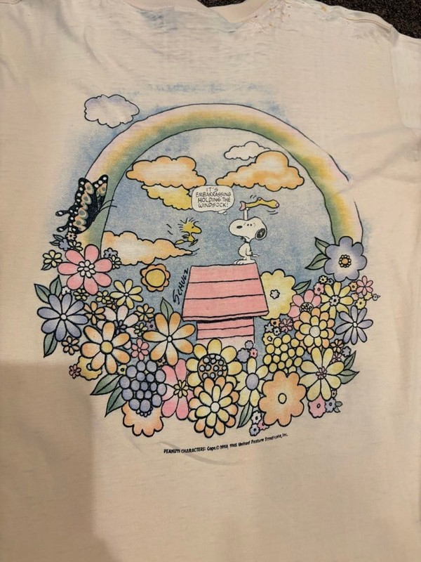 [Rare] 70s Snoopy Saturdays in California Rainbow Flower gallery