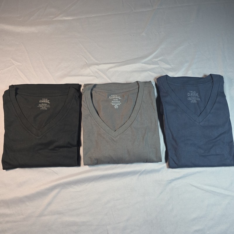 True Classic V Neck 3 pack variety XXL 2X