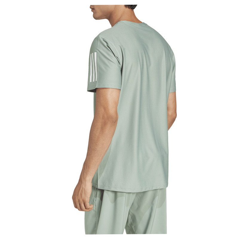 adidas Own The Run Crew Neck Short Sleeve T-Shirt Mens Green Casual Tops JC9793 gallery