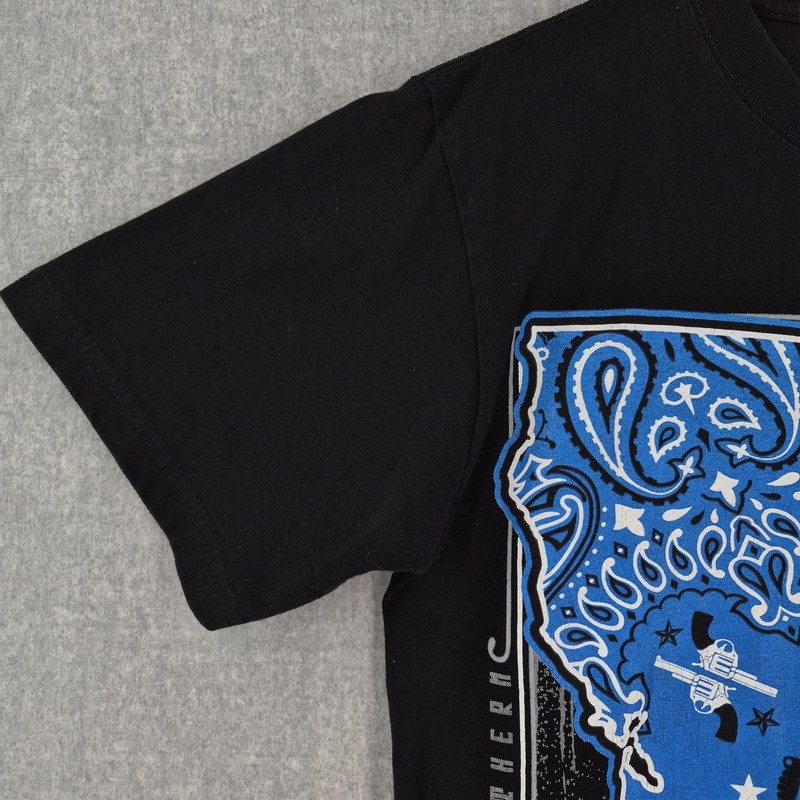 Shaka Wear Super MAX Heavy Shirt Mens M Black Dark Western Graphic Biker Tee gallery