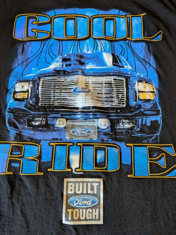 Vintage Y2K Ford 150 Truck Rap T Shirt Men's Size XL Black Rare