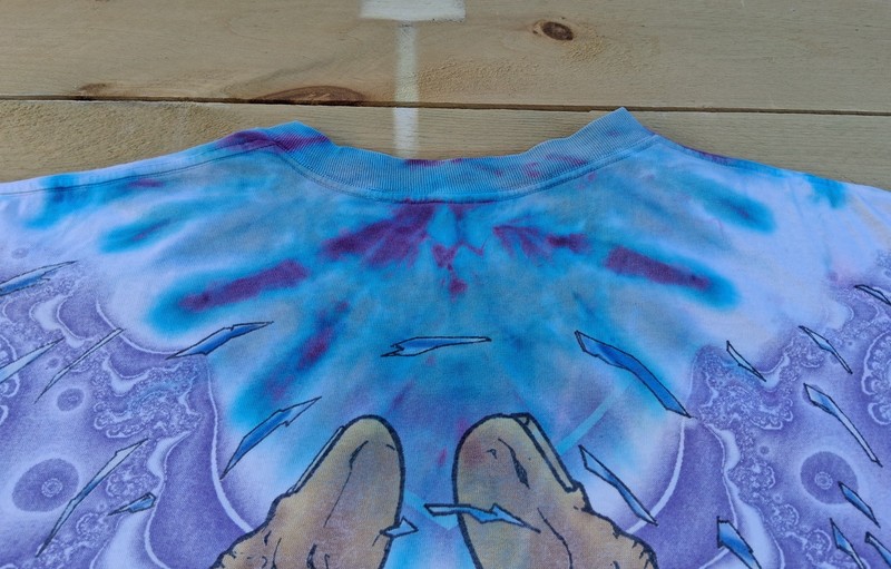 Vintage Tie Dye Ryan Dunlavey Wizard Shirt Size XL Wild Oats Tag gallery