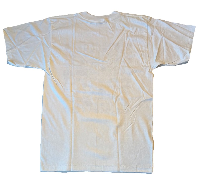 Vintage 90s Bowling Single Stitch T Shirt Hieroglyphic Sz Medium White Alore NOS gallery