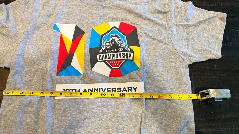 Halo Championship series 10th anniversaryMaster Chief Xbox Shirt RARE Microsoft gallery