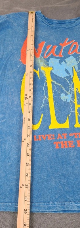 Wu-Tang Clan Live at "The Fever II" Hip-Hop Tee Vintage Wash Men's Size L NWOT gallery