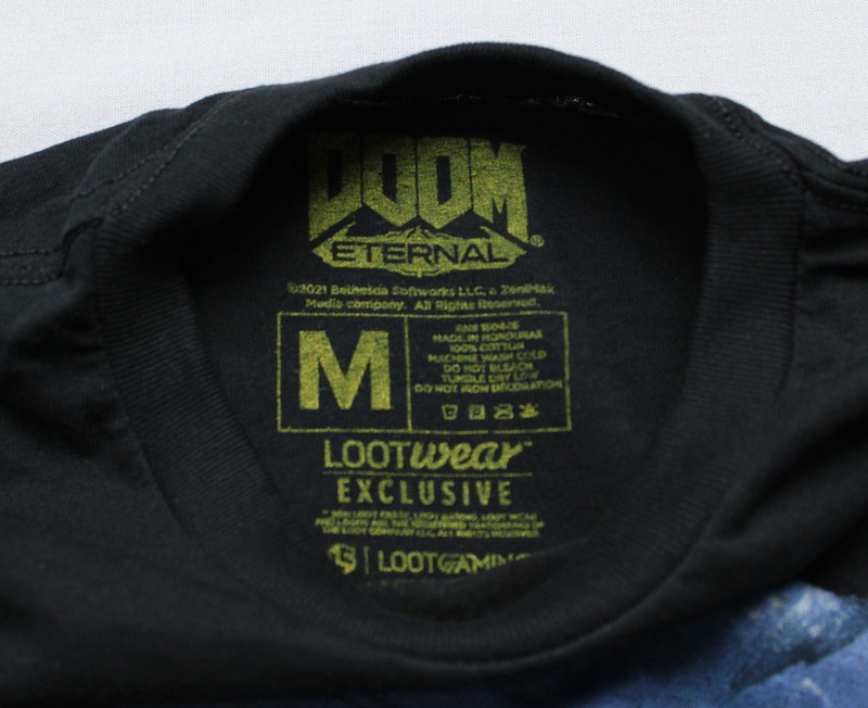 Loot Crate Unisex Adult's Doom Eternal Crew Neck Graphic T-Shirt EH6 Black Small gallery