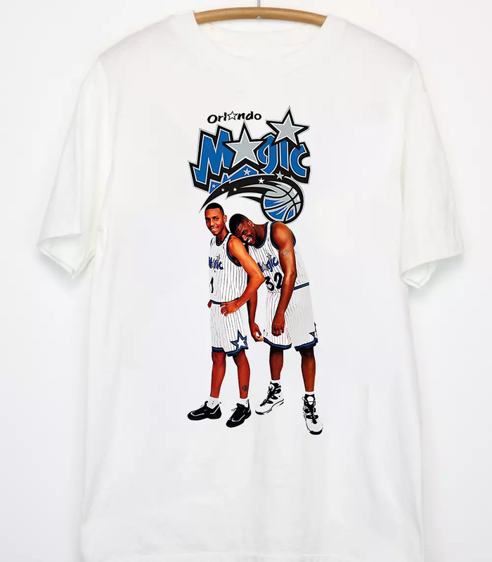 NEW Shaquille O’Neal Penny Hardaway white T-shirt short sleeve S-5xl HA10