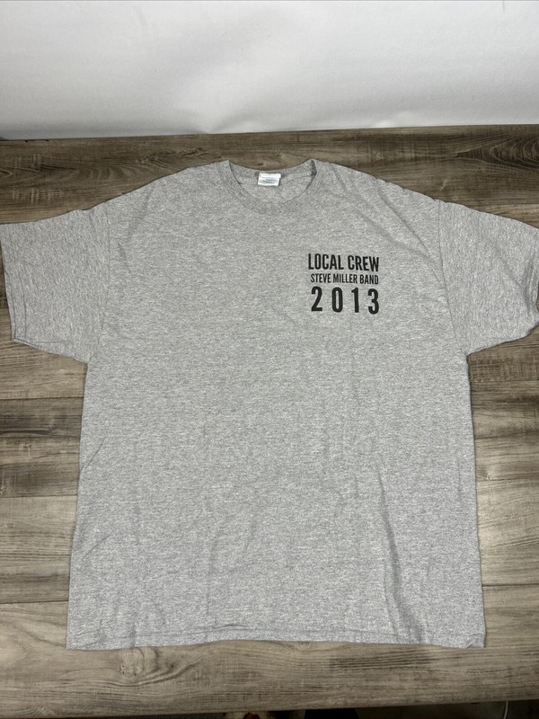 Steve Miller Band 2013 Local Crew TShirt black XL music band Take The $ And Run