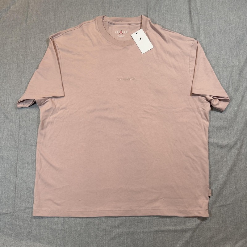 Jordan Air Jordan Shirt Mens 2XL Woodmark 85 XXL Pink Embroidered Crewneck