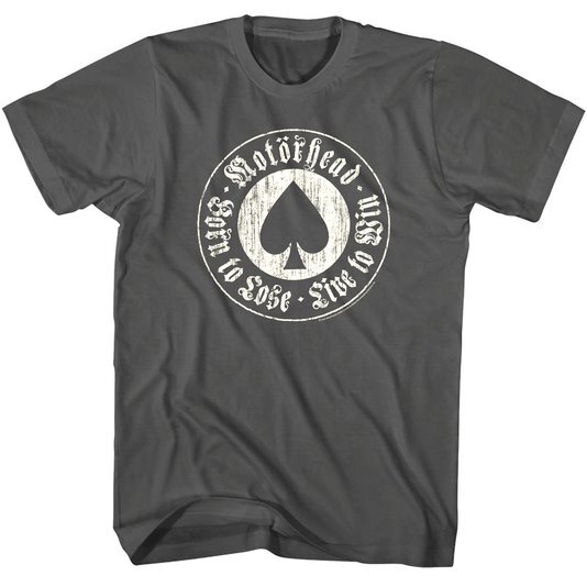 Motorhead Born to Lose Live to Win Men’s T Shirt Ace of Spades Heavy Metal Rock