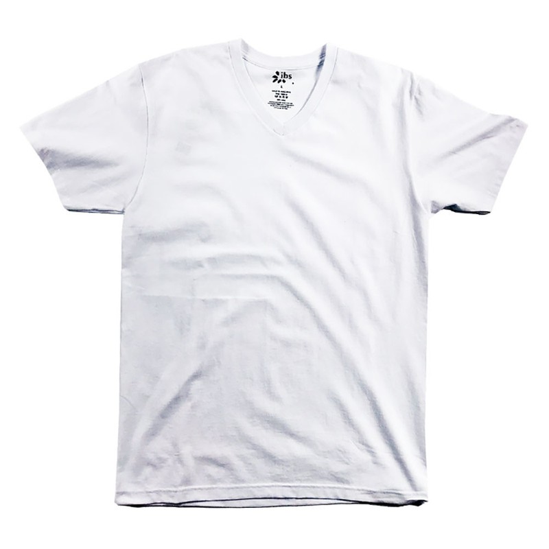 IBS HEAVYWEIGHT T SHIRT MENS SHORT SLEEVE V NECK S M L XL 2XL 3XL gallery