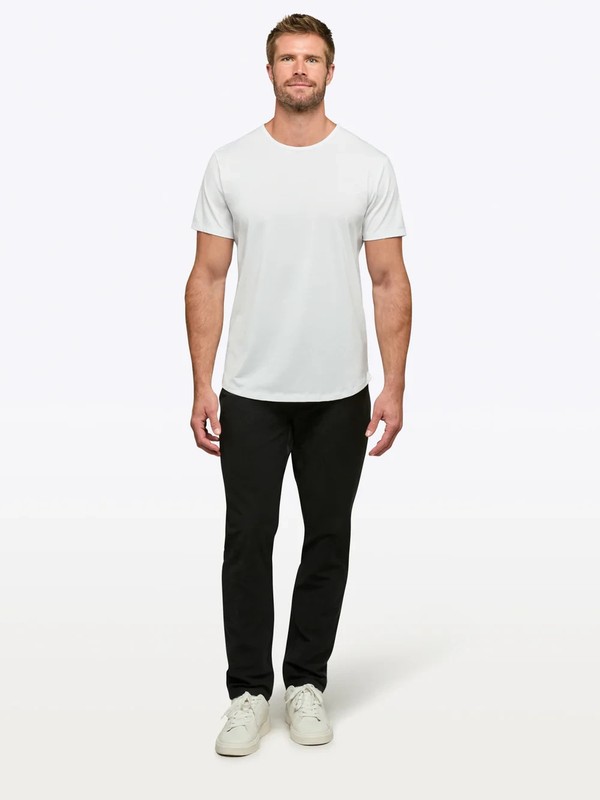 NWT Cuts Clothing Always On (AO) Curve Hem Tee Signature Fit White Men's XL gallery