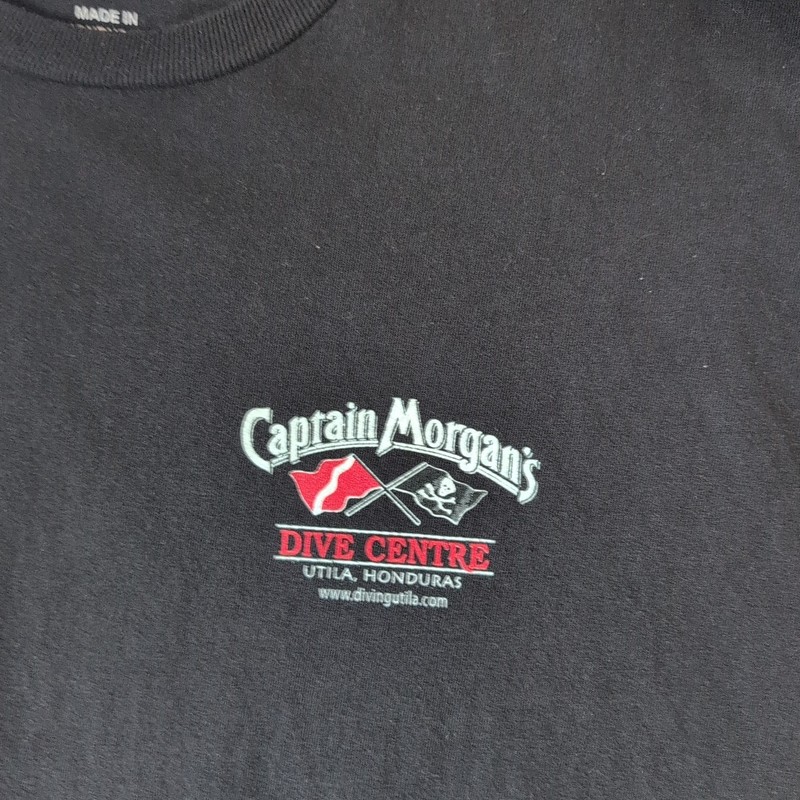 Captain Morgan's Dive Centre Utila Honduras Mens XXL T-Shirt Bay Islands gallery