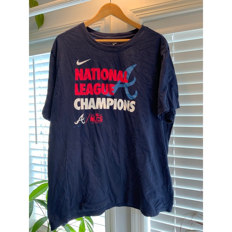 2021 Atlanta Braves Championship Nike Shirt Men’s XXL