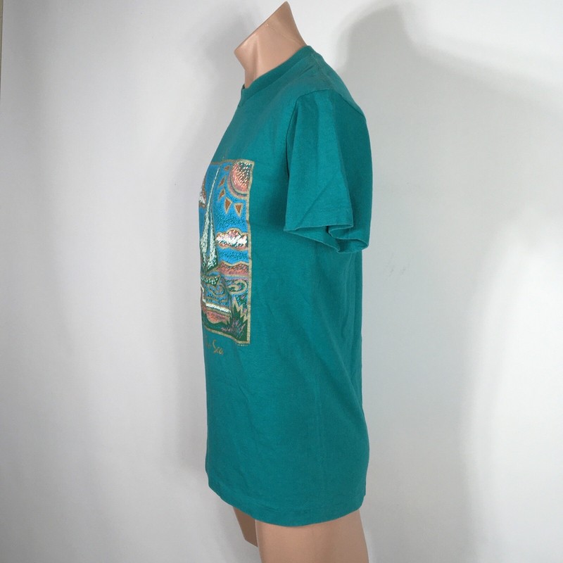 VTG 90s Carmel By the Sea California Vacation Travel Single Stitch Art T-Shirt M gallery
