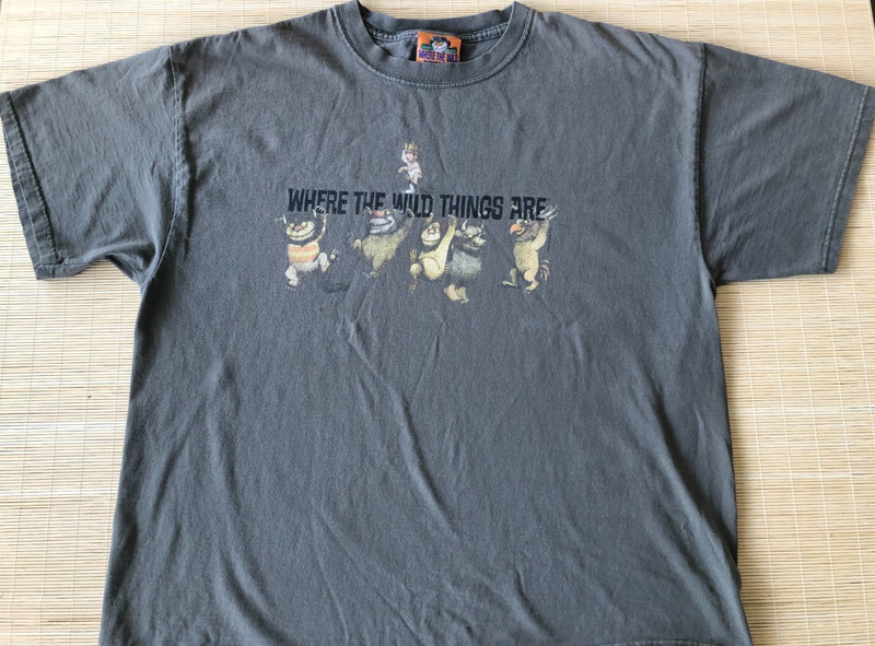 Vintage WHERE THE WILD THINGS ARE Y2K T Shirt Men’s XL Olive Green 2000s Tee