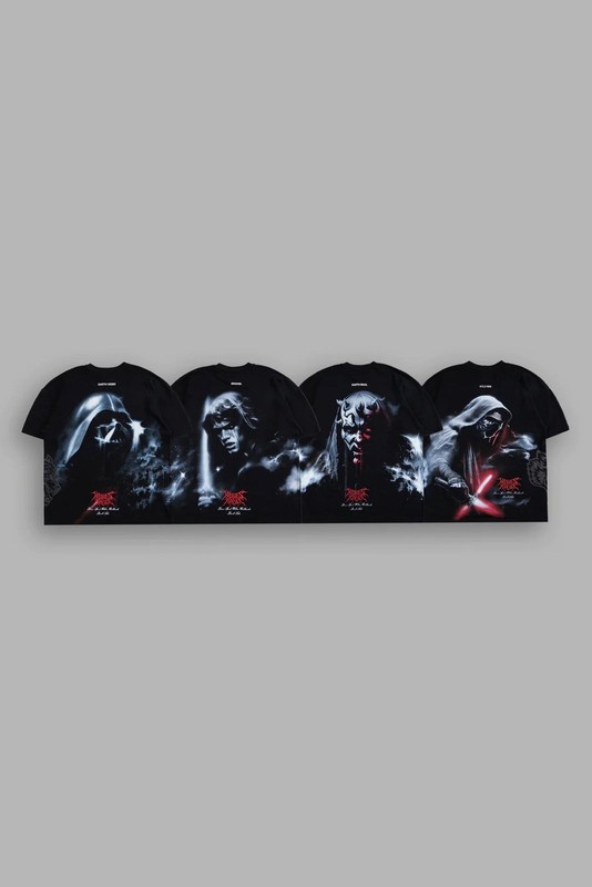 DARK POWER “SIDE-BY-SIDE” TEE BOX SET IN BLACK SIZE L (READ DESCRIPTION)